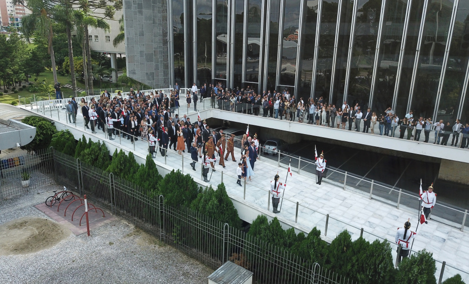 Posse do governador Carlos Massa Ratinho Junior - Curitiba, 01/01/2019 - Foto: José Fernandor Ogura/ANPr