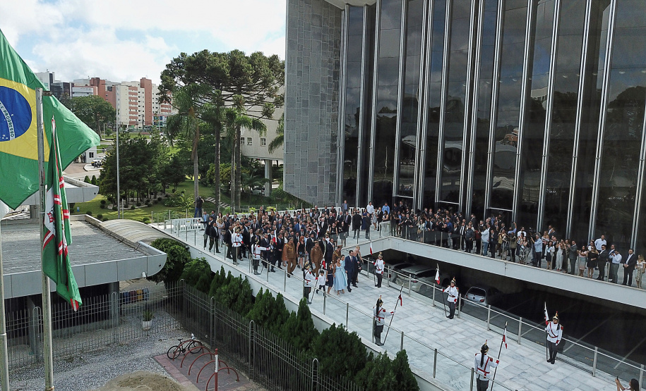 Posse do governador Carlos Massa Ratinho Junior - Curitiba, 01/01/2019 - Foto: José Fernandor Ogura/ANPr