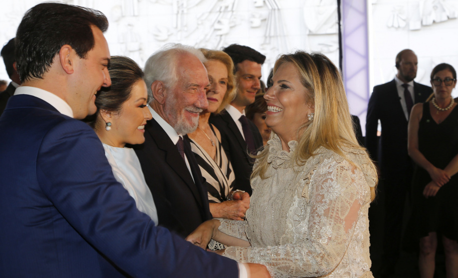Posse do governador Carlos Massa Ratinho Júnior. Na foto, a ex governadora Cida Borghetti. - Curitiba/Pr, 01.01.2019 - Foto Jonas Oliveira