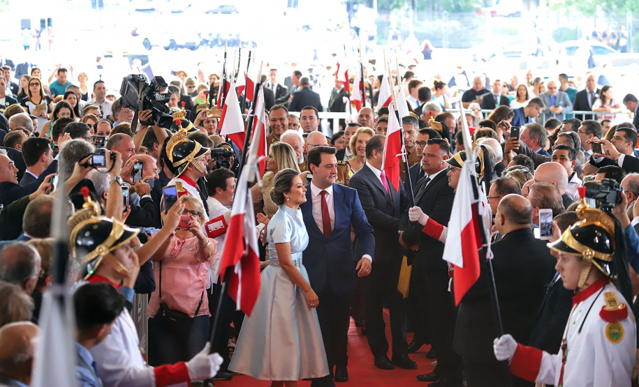 Posse do governador Carlos Massa Ratinho Junior - Curitiba, 01/01/2019 - Foto: José Fernandor Ogura/ANPr