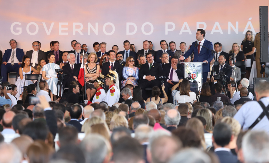 Posse do governador Carlos Massa Ratinho Junior - Curitiba, 01/01/2019 - Foto: José Fernando Ogura/ANPr