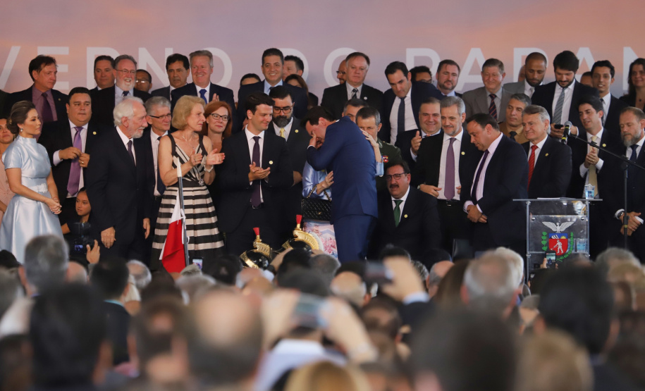 Posse do governador Carlos Massa Ratinho Junior - Curitiba, 01/01/2019 - Foto: José Fernando Ogura/ANPr