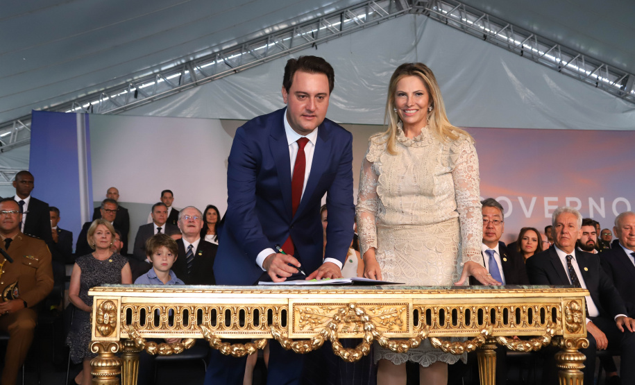 Posse do governador Carlos Massa Ratinho Junior - Curitiba, 01/01/2019 - Foto: Rodrigo Félix Leal