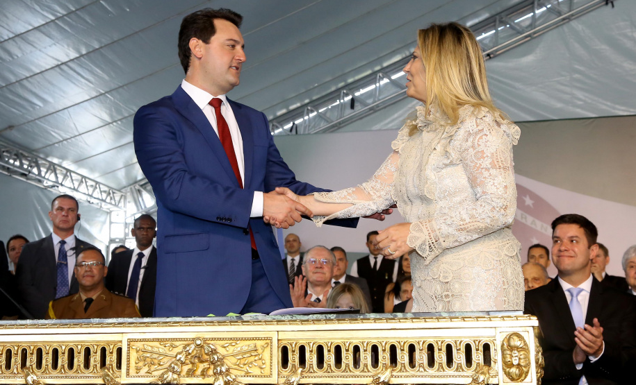 Posse do governador Carlos Massa Ratinho Junior - Curitiba, 01/01/2019 - Foto: Jaelson Lucas/ANPr