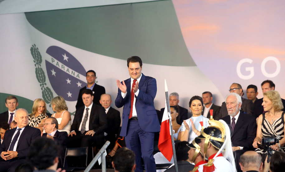 Posse do governador Carlos Massa Ratinho Junior - Curitiba, 01/01/2019 - Foto: Jaelson Lucas/ANPr