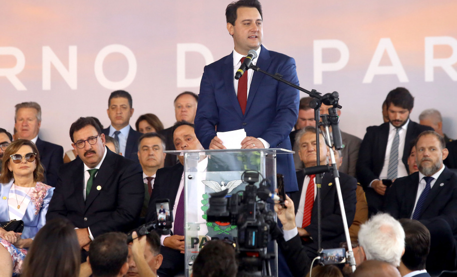Posse do governador Carlos Massa Ratinho Junior - Curitiba, 01/01/2019 - Foto: Jaelson Lucas/ANPr