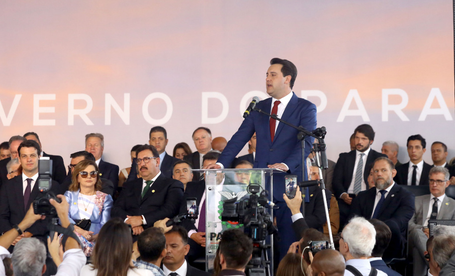 Posse do governador Carlos Massa Ratinho Junior - Curitiba, 01/01/2019 - Foto: Jaelson Lucas/ANPr