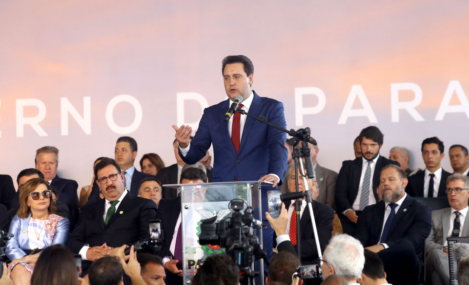 Posse do governador Carlos Massa Ratinho Junior - Curitiba, 01/01/2019 - Foto: Jaelson Lucas/ANPr