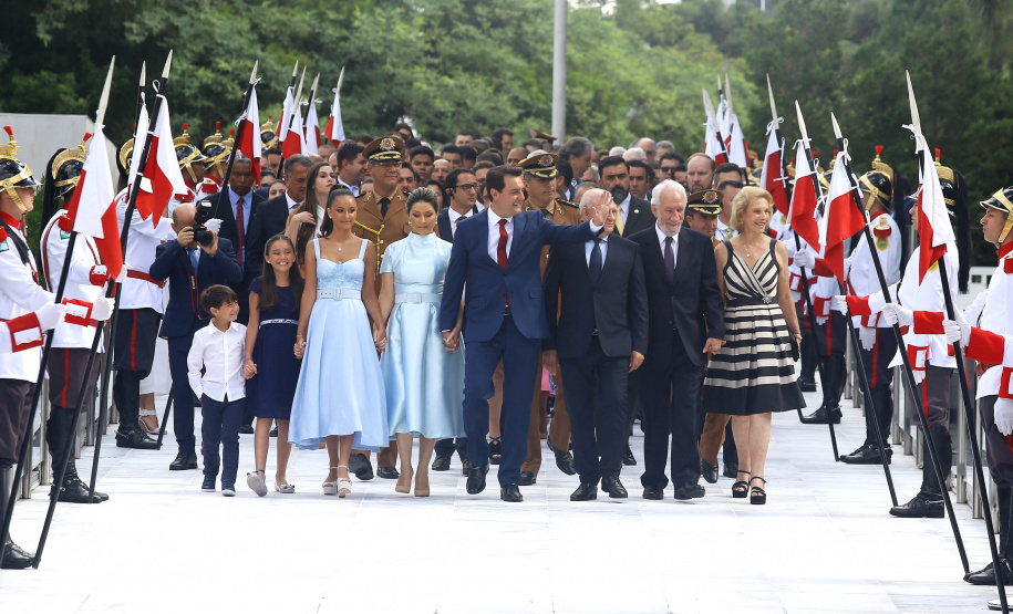 Posse do governador Carlos Massa Ratinho Junior - Curitiba, 01/01/2019 - Foto: Jaelson Lucas/ANPr