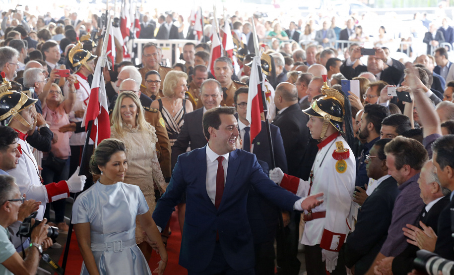 Posse do governador Carlos Massa Ratinho Junior   -   Curitiba, 01/01/2019   - Foto: Arnaldo Alves/ANPr