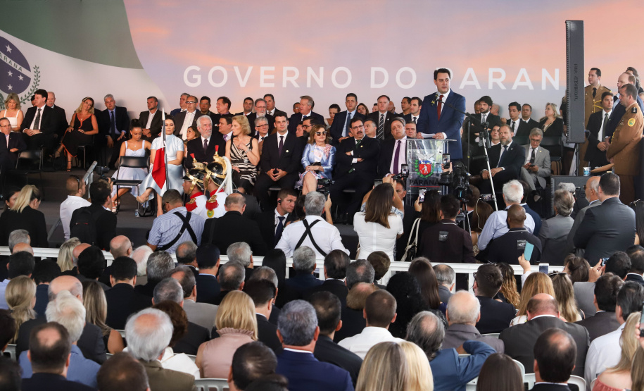 Posse do governador Carlos Massa Ratinho Junior   -   Curitiba, 01/01/2019   - Foto: Rodrigo Félix Leal