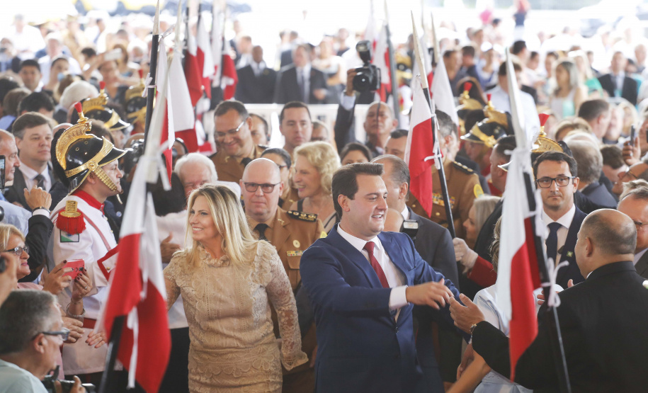 Posse do governador Carlos Massa Ratinho Junior   -   Curitiba, 01/01/2019   - Foto:  José Fernando Ogura/ANPr