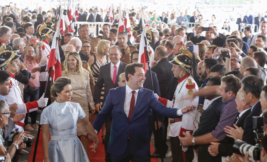 Posse do governador Carlos Massa Ratinho Junior   -   Curitiba, 01/01/2019   - Foto:  José Fernando Ogura/ANPr