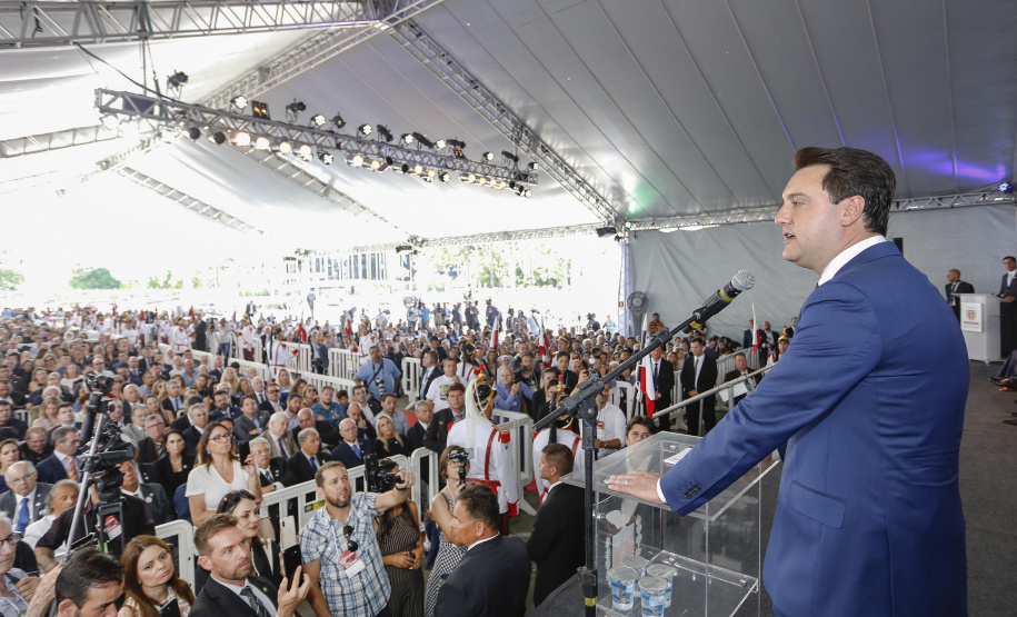 Posse do governador Carlos Massa Ratinho Junior   -   Curitiba, 01/01/2019   - Foto: Arnaldo Alves/ANPr