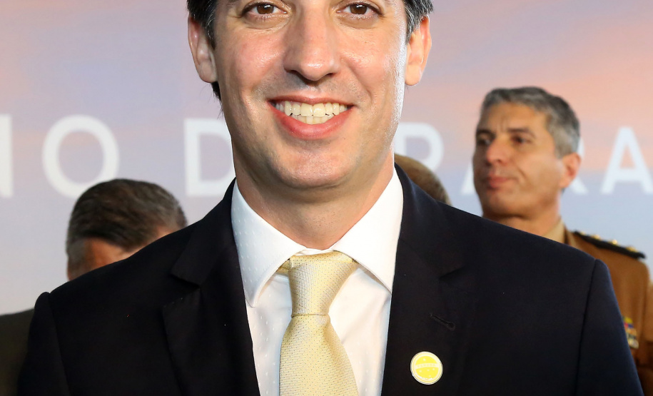 Governador Carlos Massa Ratinho Júnior dá posse ao secretário do Planejamento e Projetos Estruturantes, Valdemar Bernando Jorge   -   Curitiba, 01/01/2019  -  Foto: