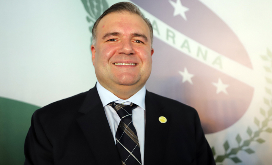 Governador Carlos Massa Ratinho Júnior dá posse ao secretário da Justiça, Família e Trabalho, Ney Leprevost  -   Curitiba, 01/01/2019  -  Foto: José Fernando Ogura/ANPr
