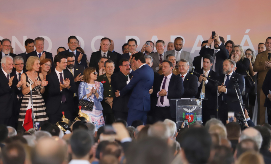 Posse do governador Carlos Massa Ratinho Junior.  -   Curitiba, 01/01/2019   - Foto: José Fernandor Ogura/ANPr