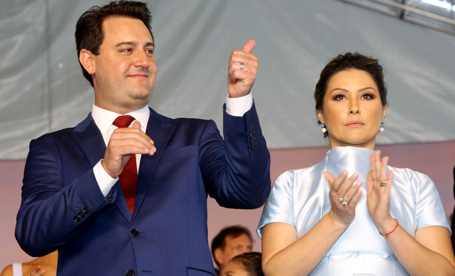Posse do governador Carlos Massa Ratinho Junior.  -   Curitiba, 01/01/2019   - Foto: Jaelson Lucas/ANPr