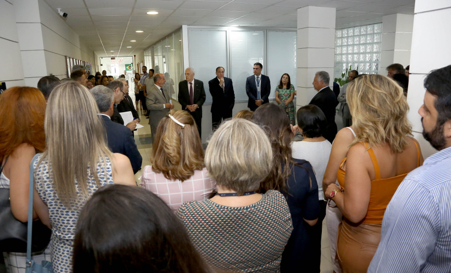 Transmissão de cargo na Secretaria da Administração e Previdência. Sai Fernando Ghignone e entre Reinhold Stephanes.  -  Curitiba, 02/01/2019  -  Foto: Jaelson Lucas/ANPr