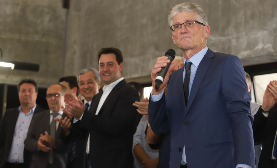 Governador Carlos Massa Ratinho Junior participa da posse do secretário da Agricultura e Abastecimento, Norberto Ortigara.  -  Curitiba, 03/01/2018  -  Foto: Rodrigo Félix Leal