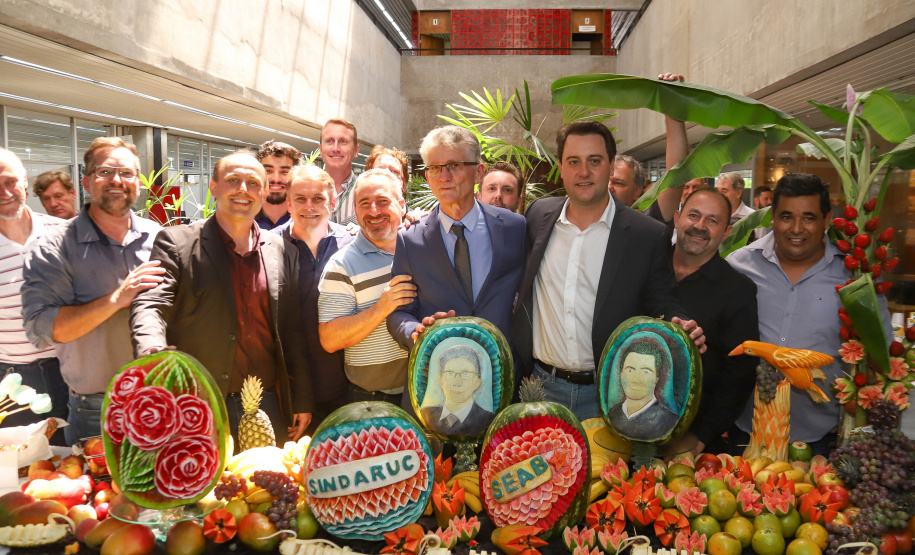 Governador Carlos Massa Ratinho Junior participa da posse do secretário da Agricultura e Abastecimento, Norberto Ortigara.  -  Curitiba, 03/01/2018  -  Foto: Rodrigo Félix Leal