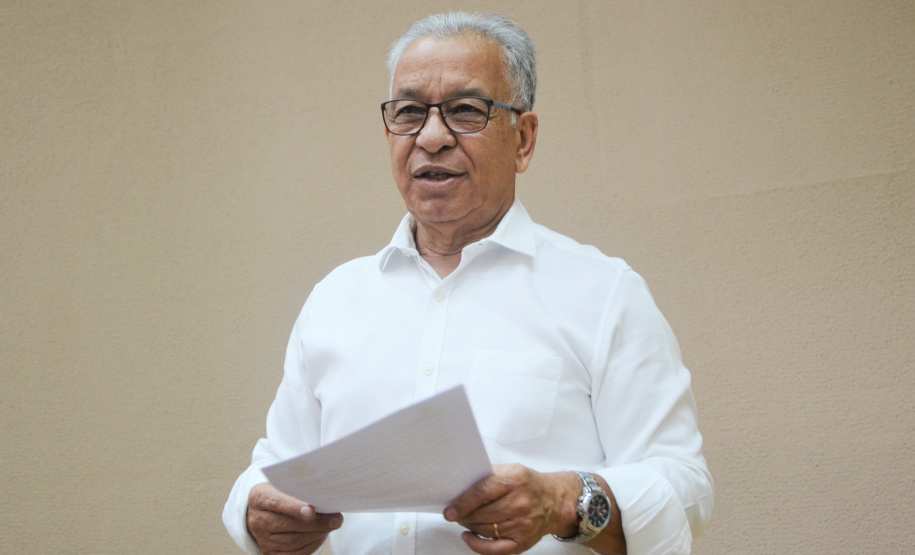 O secretário da Agricultura e do Abastecimento, Norberto Ortigara, deu posse nesta terça-feira (8) à nova diretoria da Agência de Defesa Agropecuária do Paraná (Adapar). O médico veterinário Otamir Cesar Martins (foto) assumiu a presidência, em substituição ao também veterinário Inácio Afonso Kroetz que dirigiu a empresa desde 2011, quando foi criada. - Curitiba, 08/01/2019 - Foto: Divulgação SEAB