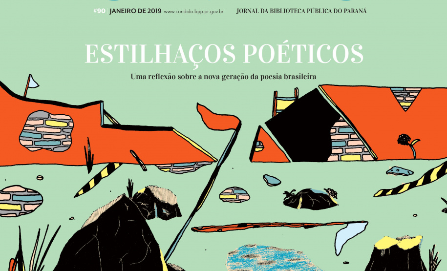 Nova geração de poetas brasileiros é destaque da edição de janeiro do Cândido. Foto:Divulgação/SEEC