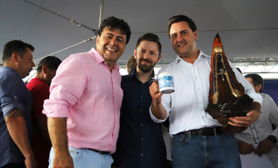 O governador Carlos Massa Ratinho Junior inaugura o Aeroporto Municipal Juvenal Loureiro Cardoso, de Pato Branco, no Sudoeste do Paraná.  -  Pato Branco, 10/01/2019  -  Foto: José Fernando Ogura/ANPr