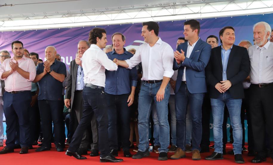 O governador Carlos Massa Ratinho Junior inaugura o Aeroporto Municipal Juvenal Loureiro Cardoso, de Pato Branco, no Sudoeste do Paraná.  -  Pato Branco, 10/01/2019  -  Foto: José Fernando Ogura/ANPr