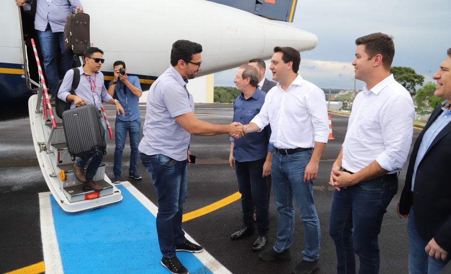 O governador Carlos Massa Ratinho Junior inaugura o Aeroporto Municipal Juvenal Loureiro Cardoso, de Pato Branco, no Sudoeste do Paraná.  -  Pato Branco, 10/01/2019  -  Foto: José Fernando Ogura/ANPr