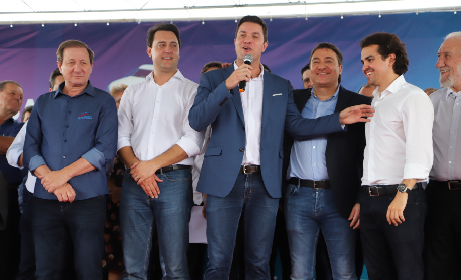 O governador Carlos Massa Ratinho Junior inaugura o Aeroporto Municipal Juvenal Loureiro Cardoso, de Pato Branco, no Sudoeste do Paraná.  -  Pato Branco, 10/01/2019  -  Foto: José Fernando Ogura/ANPr