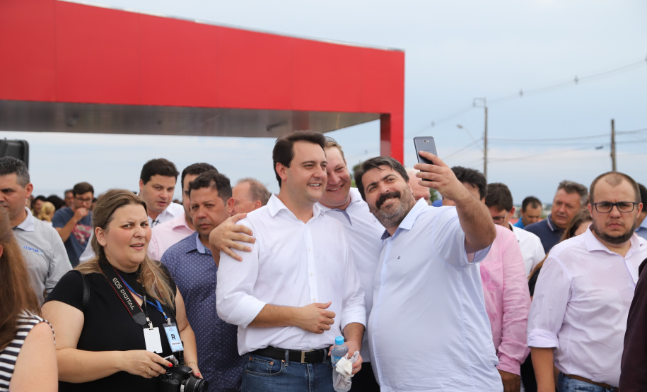 O governador Carlos Massa Ratinho Junior inaugura o Aeroporto Municipal Juvenal Loureiro Cardoso, de Pato Branco, no Sudoeste do Paraná.  -  Pato Branco, 10/01/2019  -  Foto: José Fernando Ogura/ANPr