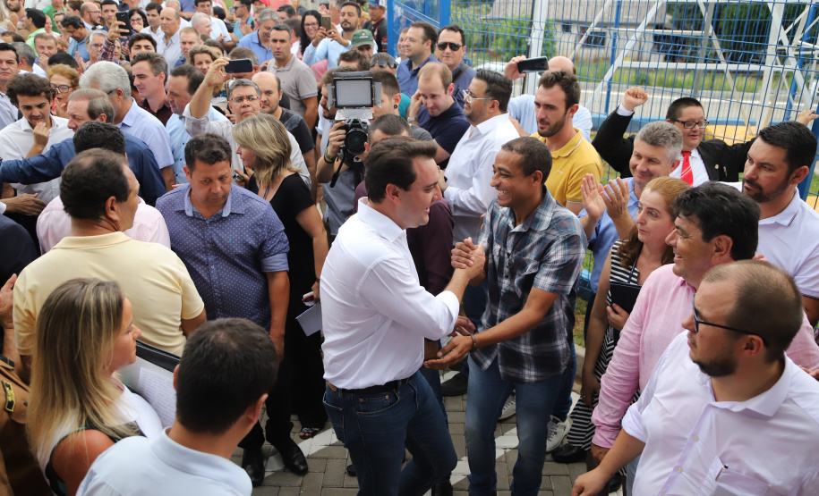 O governador Carlos Massa Ratinho Junior inaugura o Aeroporto Municipal Juvenal Loureiro Cardoso, de Pato Branco, no Sudoeste do Paraná.  -  Pato Branco, 10/01/2019  -  Foto: José Fernando Ogura/ANPr