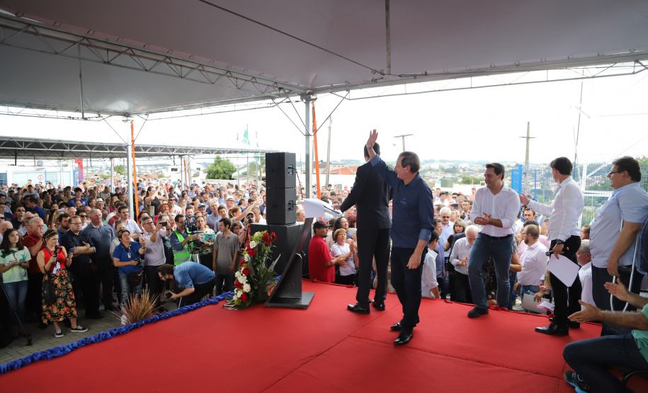 O governador Carlos Massa Ratinho Junior inaugura o Aeroporto Municipal Juvenal Loureiro Cardoso, de Pato Branco, no Sudoeste do Paraná.  -  Pato Branco, 10/01/2019  -  Foto: José Fernando Ogura/ANPr