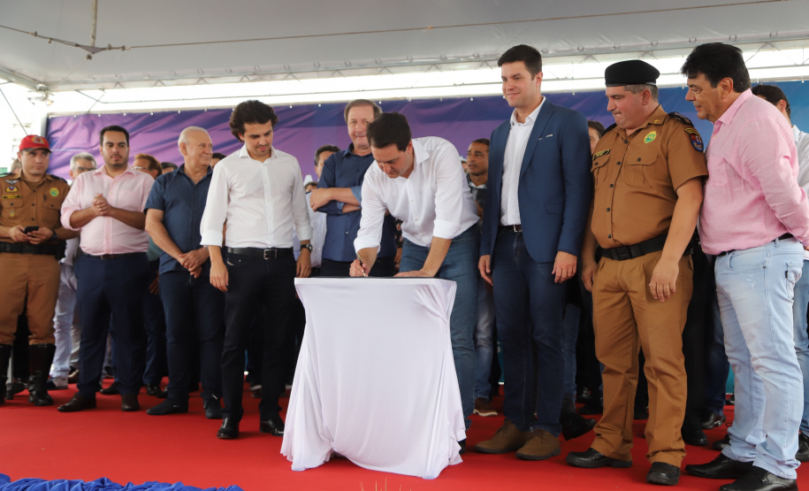 O governador Carlos Massa Ratinho Junior inaugura o Aeroporto Municipal Juvenal Loureiro Cardoso, de Pato Branco, no Sudoeste do Paraná.  -  Pato Branco, 10/01/2019  -  Foto: José Fernando Ogura/ANPr