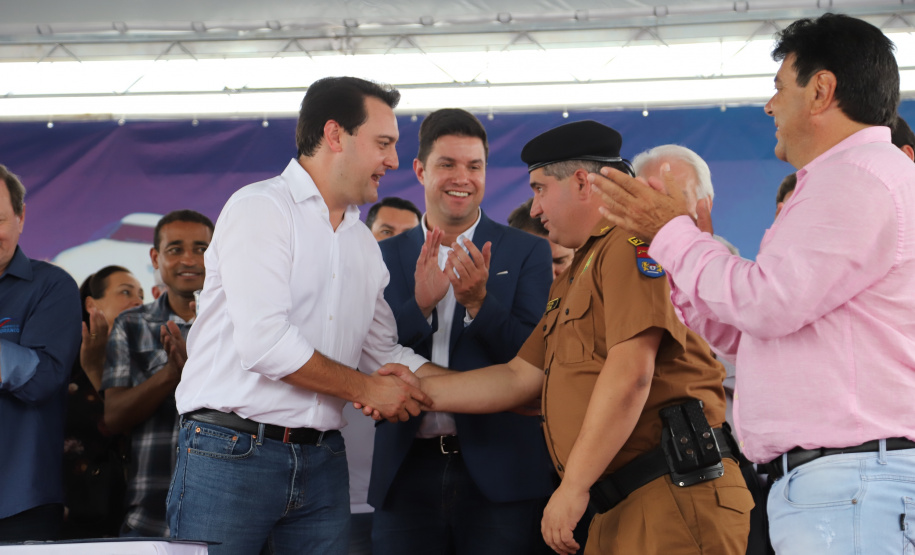 O governador Carlos Massa Ratinho Junior inaugura o Aeroporto Municipal Juvenal Loureiro Cardoso, de Pato Branco, no Sudoeste do Paraná.  -  Pato Branco, 10/01/2019  -  Foto: José Fernando Ogura/ANPr