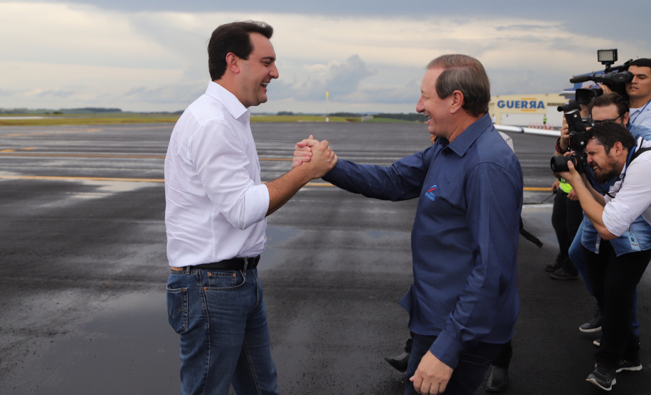 O governador Carlos Massa Ratinho Junior inaugura o Aeroporto Municipal Juvenal Loureiro Cardoso, de Pato Branco, no Sudoeste do Paraná.  -  Pato Branco, 10/01/2019  -  Foto: José Fernando Ogura/ANPr