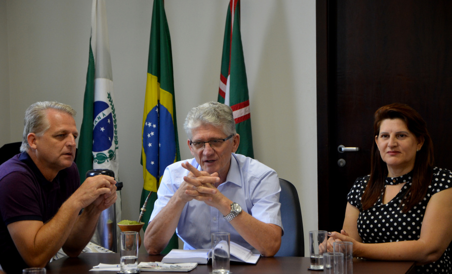 Secretário da Agricultura, Norberto Ortigara, durante reunião com representantes de consórcios intermunicipais. Curitiba,14/01/2019. Foto: Gisele Barão/SEAB