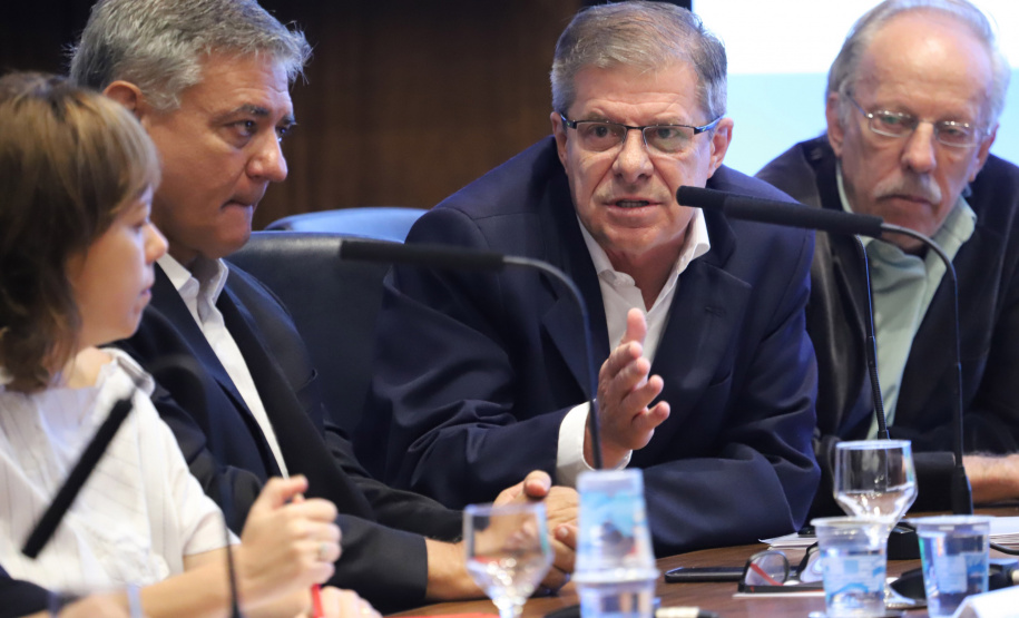 Governador Carlos Massa Ratinho Júnior, durante reunião com a equipe de governo. Curitiba, 15/01/2019 - Foto: José Fernando Ogura/ANPr