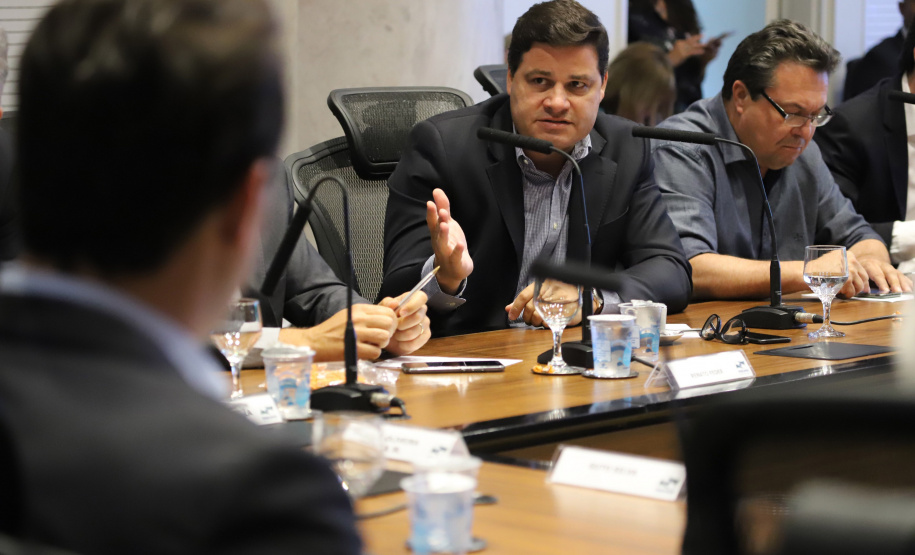 Governador Carlos Massa Ratinho Júnior, durante reunião com a equipe de governo. Curitiba, 15/01/2019 - Foto: José Fernando Ogura/ANPr
