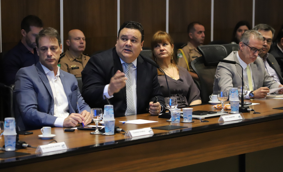 Governador Carlos Massa Ratinho Júnior, durante reunião com a equipe de governo. Curitiba, 15/01/2019 - Foto: José Fernando Ogura/ANPr