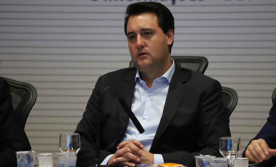 Governador Carlos Massa Ratinho Júnior, durante reunião com a equipe de governo. Curitiba, 15/01/2019 - Foto: José Fernando Ogura/ANPr