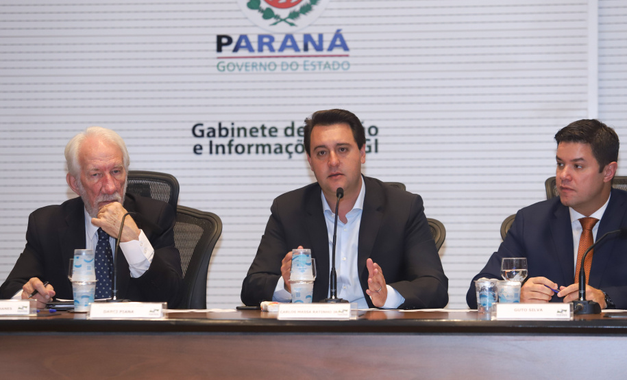 Governador Carlos Massa Ratinho Júnior, durante reunião com a equipe de governo. Curitiba, 15/01/2019 - Foto: Rodrigo Felix Leal/ANPr