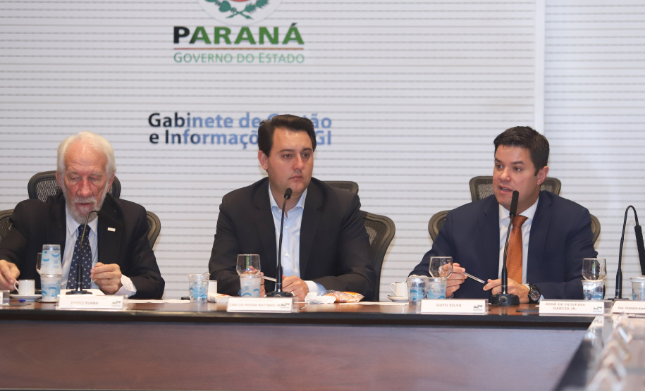 Governador Carlos Massa Ratinho Júnior, durante reunião com a equipe de governo. Curitiba, 15/01/2019 - Foto: Rodrigo Felix Leal/ANPr