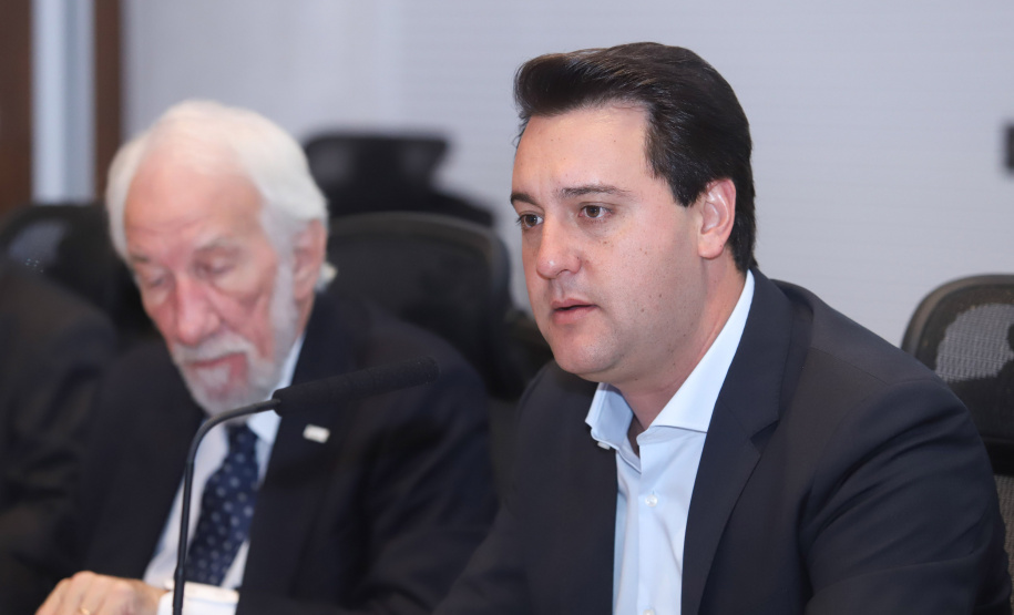 Governador Carlos Massa Ratinho Júnior, durante reunião com a equipe de governo. Curitiba, 15/01/2019 - Foto: Rodrigo Felix Leal/ANPr