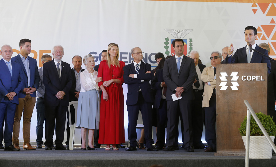 Governador Carlos Massa Ratinho Junior participa da solenidade de posse do presidente da Copel, Daniel Pimentel Slaviero.  -  Curitiba, 16/01/2019  -  Foto: Arnaldo Alves/ANPr