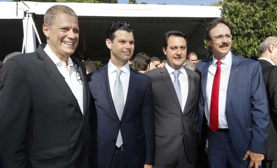 O governador Carlos Massa Ratinho Junior, participou da solenidade de posse do presidente da Copel, Daniel Pimentel Slaviero. Curitiba, 16-01-19. -  Foto: Arnaldo Alves / ANPr.