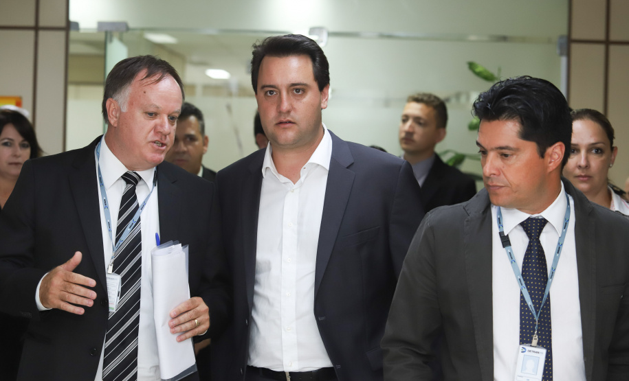 Governador Carlos Massa Ratinho Júnior durante visita ao Detran-Pr - Curitiba, 16/01/2019 - Foto: Rodrigo Félix Leal