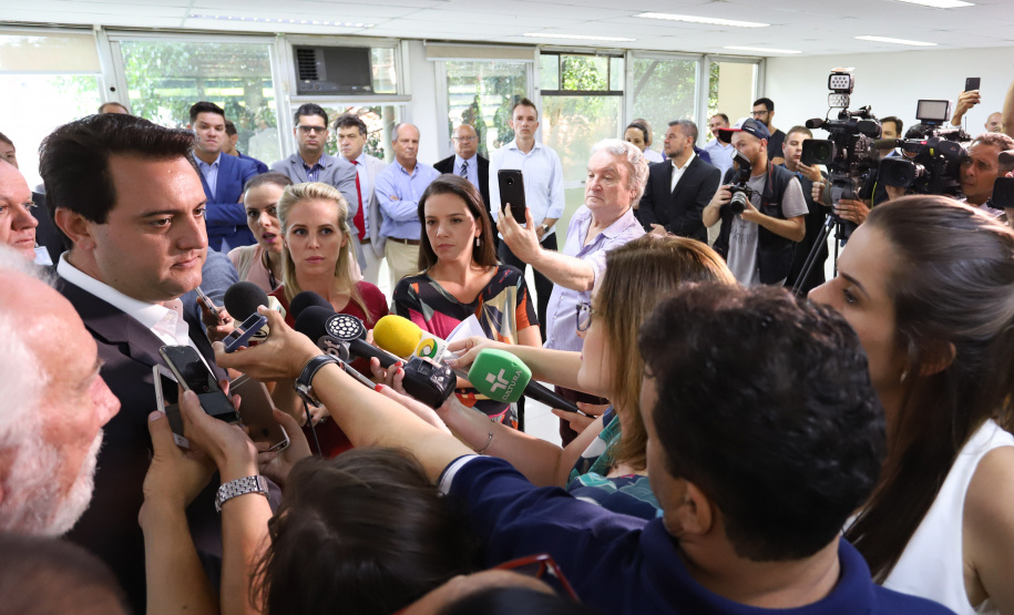 Governador Carlos Massa Ratinho Júnior durante visita ao Detran-Pr - Curitiba, 16/01/2019 - Foto: Rodrigo Félix Leal