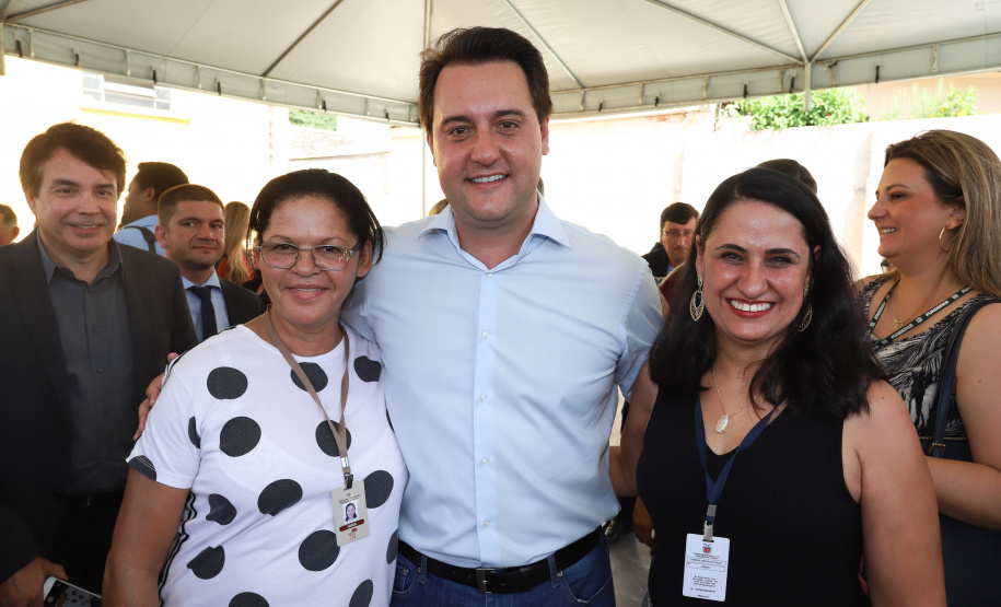 O governador Carlos Massa Ratinho Junior, acompanhou a apresentação das diretrizes de trabalho da nova gestão para a Educação, em encontro com o secretário Renato Feder e funcionários da Secretaria de Educação e do Esporte.Curitiba, 17-01-19.Foto: Foto: Rodrigo Félix Leal